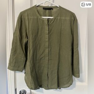 Jenni Kayne James Linen Shirt Size Small